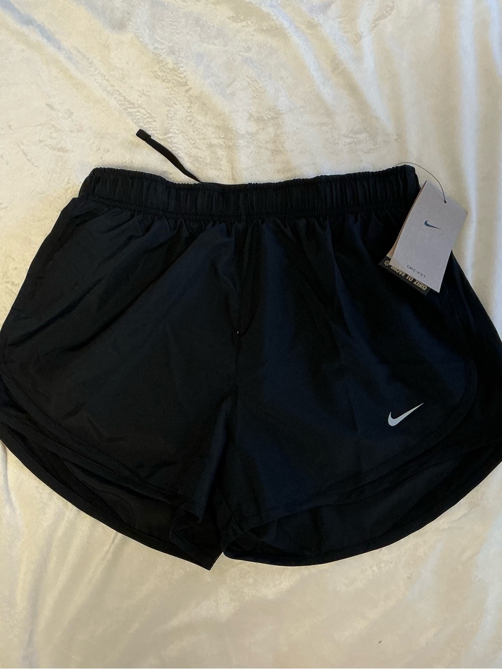 Nike Black Women’s 2-in-1 Athletic Shorts with Swoosh